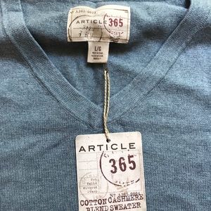 Article 365 Cotton Cashmere V-Neck Sweater